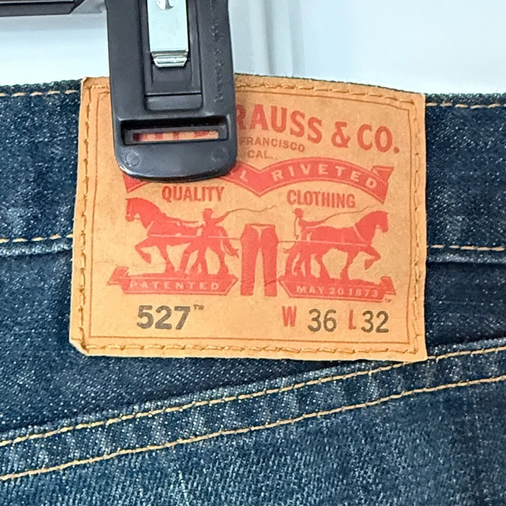 Levi’s 527 Slim Bootcut Jeans 36x32 Dark Wash Men’s Classic Denim